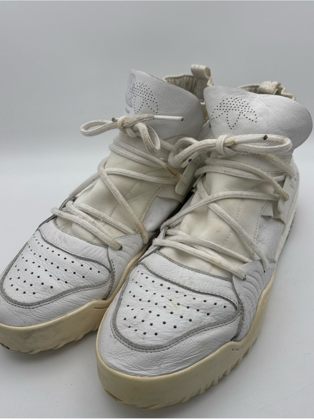 Alexander Wang BBall Lo Adidas All White Sneaker Sz 12.5 Men